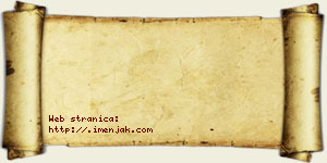 Jakov Bjeletić vizit kartica